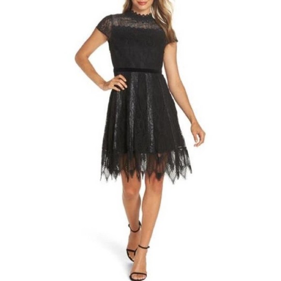 foxiedox Dresses & Skirts - Foxiedox Womens Maisie Lace Cocktail Dress Size 4 Mid Length Dress NEW FA931DR